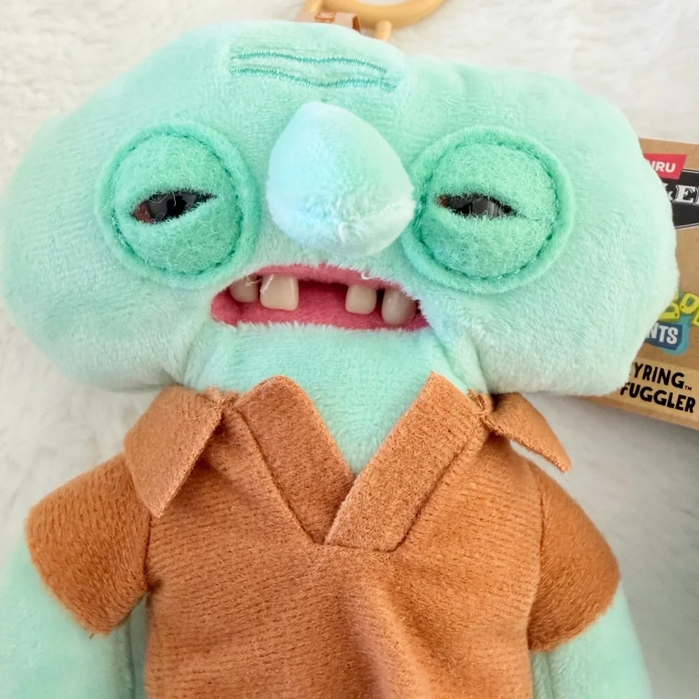 Zuru Fuggler SpongeBob Squarepants Plush Keychain Set - Squidward and Plankton - Picture 5 of 12